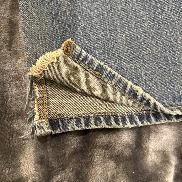 Levis Strauss Signature Jeans Mens 36x32 Blue Denim Relaxed Fit Straight Leg - Picture 8 of 14